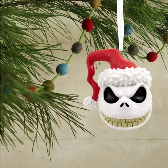 Hallmark The Nightmare Before Christmas Jack Skellington Head ChristmasOrnament - Picture 4 of 4